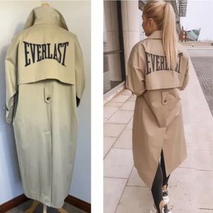 Everlast trench coat zara Clearance